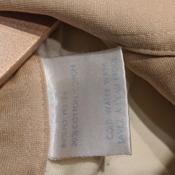 Vintage 60's brown and cream polo shirt - Picture 4 of 8